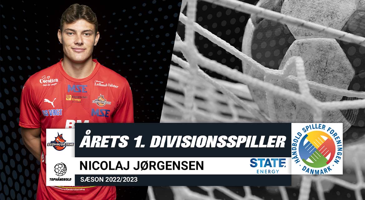 Read more about the article NICOLAJ ER ÅRETS SPILLER I 1. DIVISIONEN!